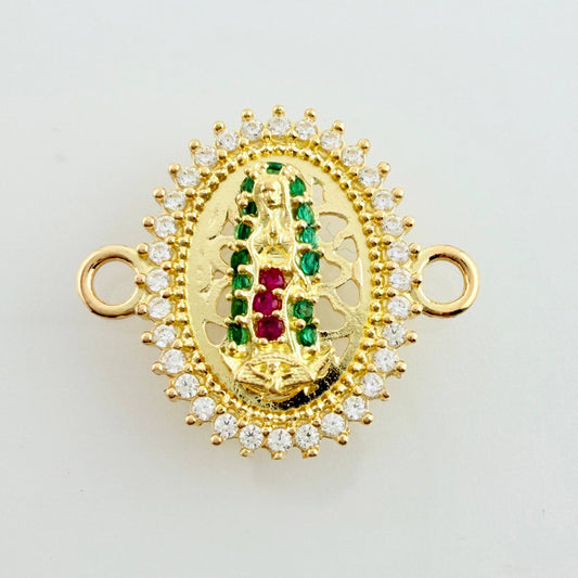 Herraje Virgen Guadalupe 1.65gr / 1.8cm / Oro Amarillo 18K ©