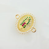 Herraje Virgen Guadalupe 1.65gr / 1.8cm / Oro Amarillo 18K ©