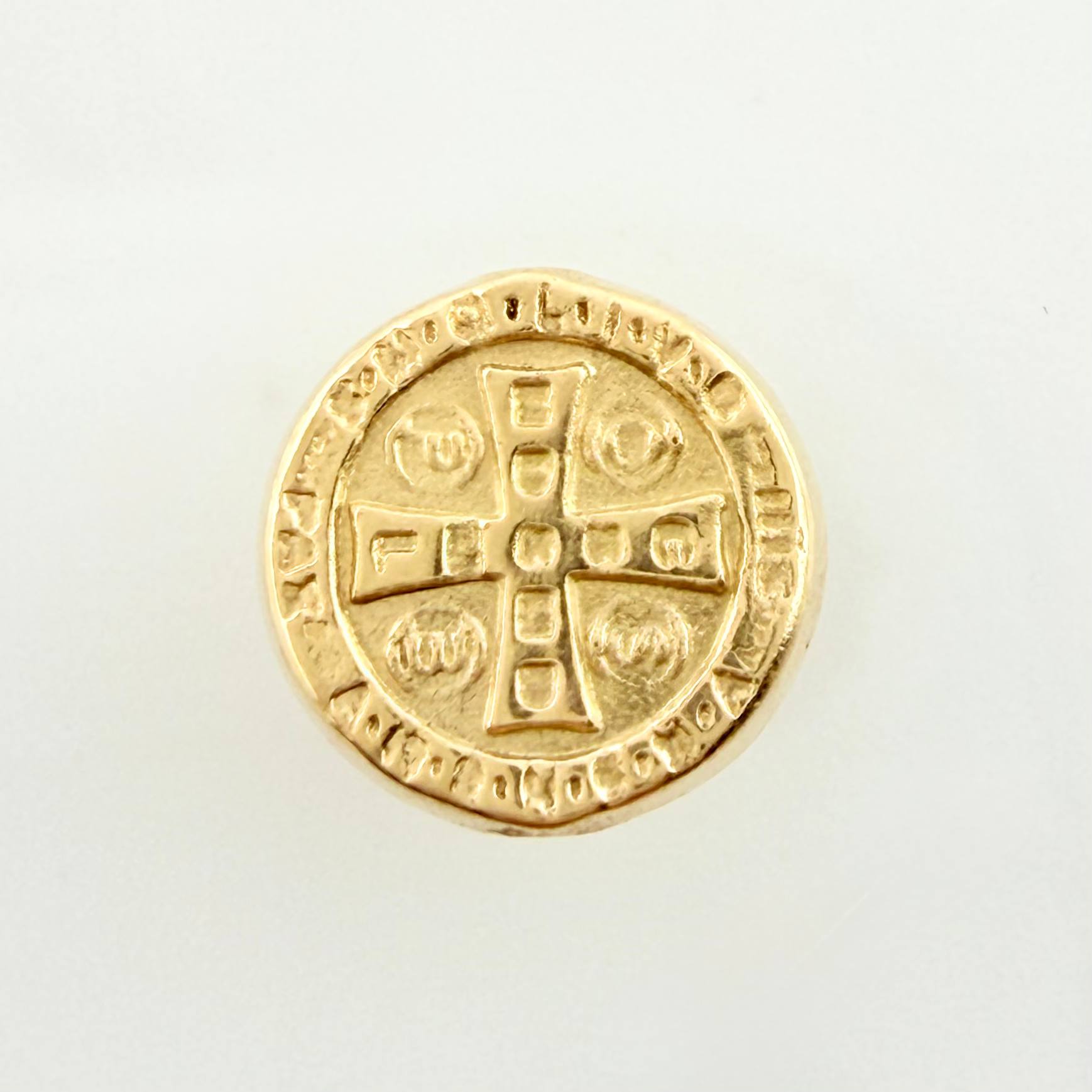 Herraje San Benito 0.4gr / 0.9cm / Oro Amarillo 18K ©