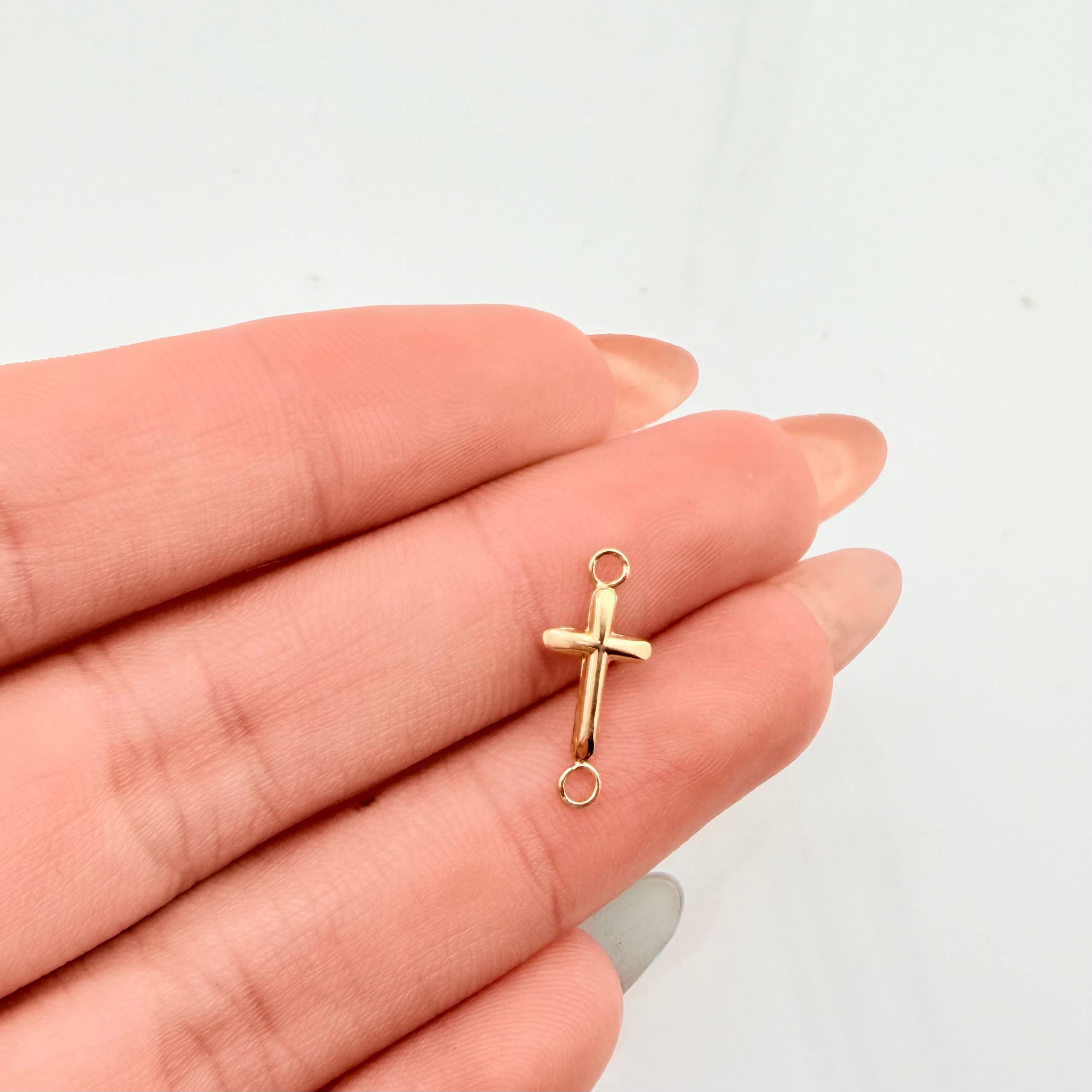 Herraje Cruz 0.2gr / 1.5cm / Oro Amarillo 18K ©