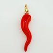 Dije Chile jalapeño 1.3g / 3.2cm Oro Amarillo 18K