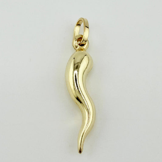 Dije Chile Jalapeño 0.95gr / 2.8cm / Oro Amarillo +4 18K *