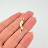 Dije Chile Jalapeño 0.95gr / 2.8cm / Oro Amarillo +4 18K ©