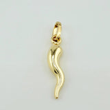 Dije Chile Jalapeño 0.75gr / 2.5cm / Oro Amarillo +4 18K *