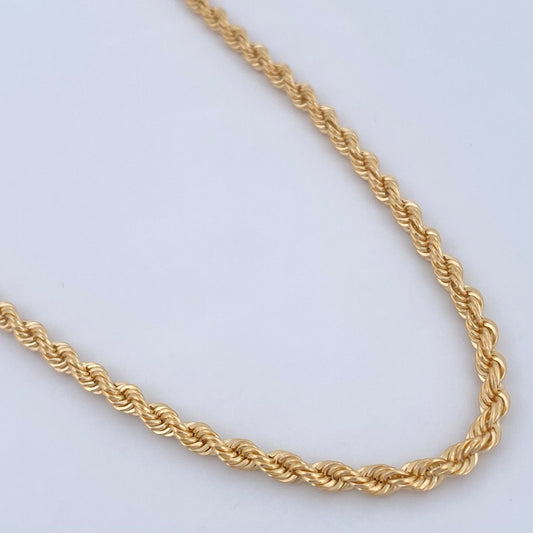 Cadena Lazo 7.35gr / 60.1cm / 3.04mm Oro Amarillo +3 18K %
