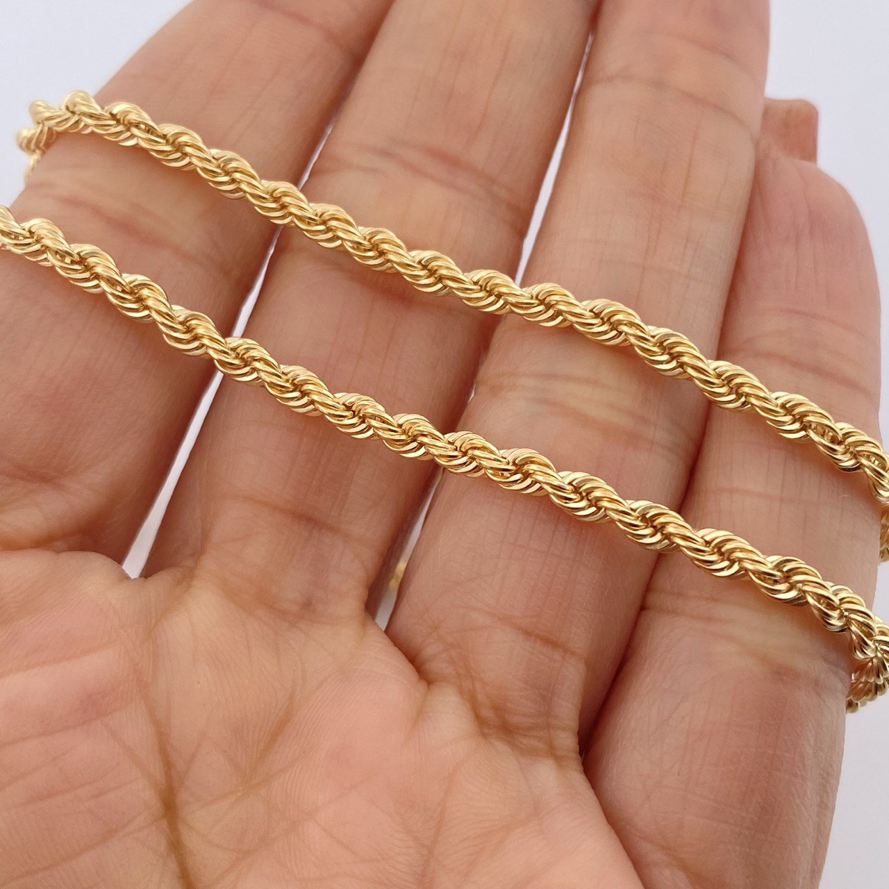 Cadena Lazo 8.4gr / 60cm / 4mm Oro Amarillo +3 &