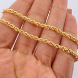 Cadena Lazo 8.4gr / 60cm / 4mm Oro Amarillo +3 &