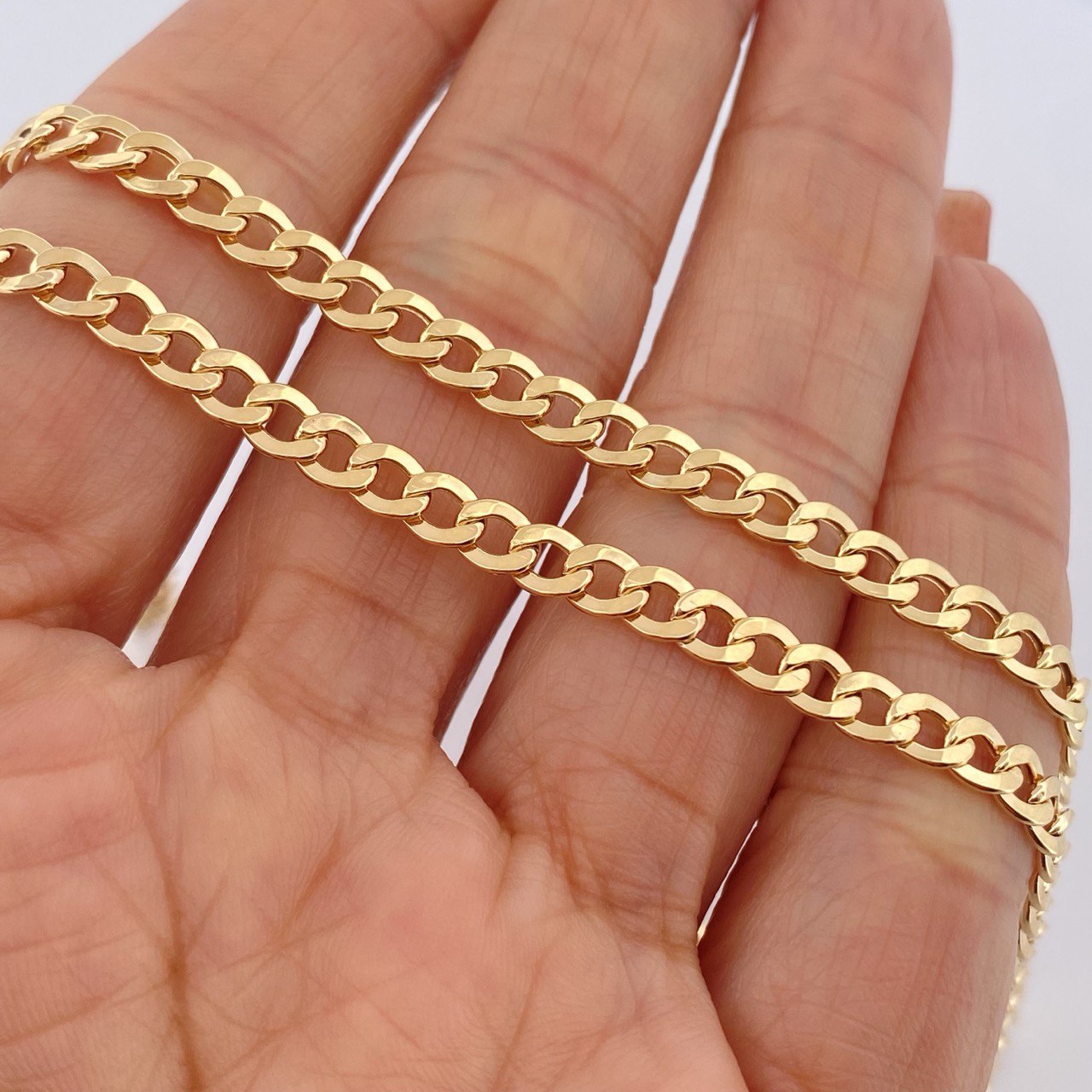 Cadena Cubana 6.25gr / 51.3cm / Oro Amarillo +1 18K $
