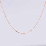 Cadena Aro Seguido 1.3 g / 50.3 cm / 0.8 mm Oro Rosa 18K