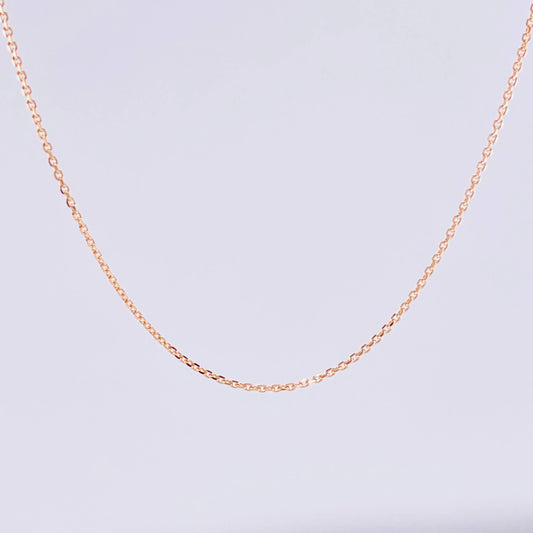 Cadena Aro Seguido 1.45 g / 40 cm / 0.91 mm Oro Rosa 18K