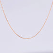Cadena Aro Seguido 1.5 g / 40.05 cm / 0.9 mm Oro Rosa 18K