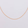 Cadena Aro Seguido 1.05 g / 40.2 cm / 0.8 mm Oro Rosa 18K