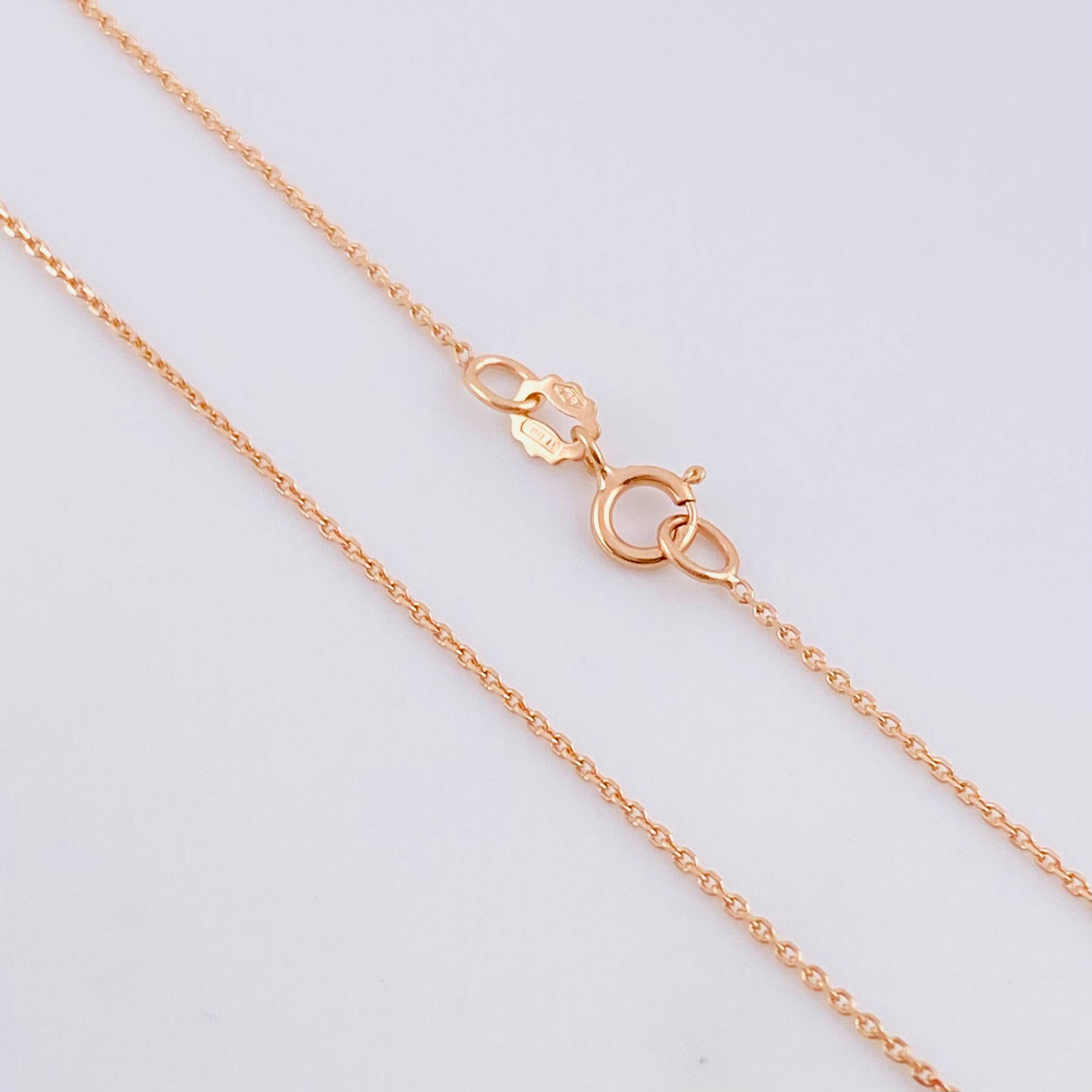 Cadena Aro Seguido 1.3 g / 50.2 cm / 0.8 mm Oro Rosa 18K