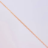 Cadena Aro Seguido 1.3 g / 50.2 cm / 0.8 mm Oro Rosa 18K