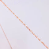 Cadena Escalera Plana 1.1 g / 40.3 cm / 1 mm Oro Rosa 18K