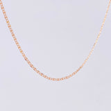 Cadena Escalera Plana 1.3 g / 40.1 cm / 1.3 mm Oro Rosa 18K