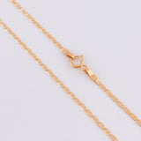 Cadena Escalera Plana 1.3 g / 40.3 cm / 1.3 mm Oro Rosa 18K