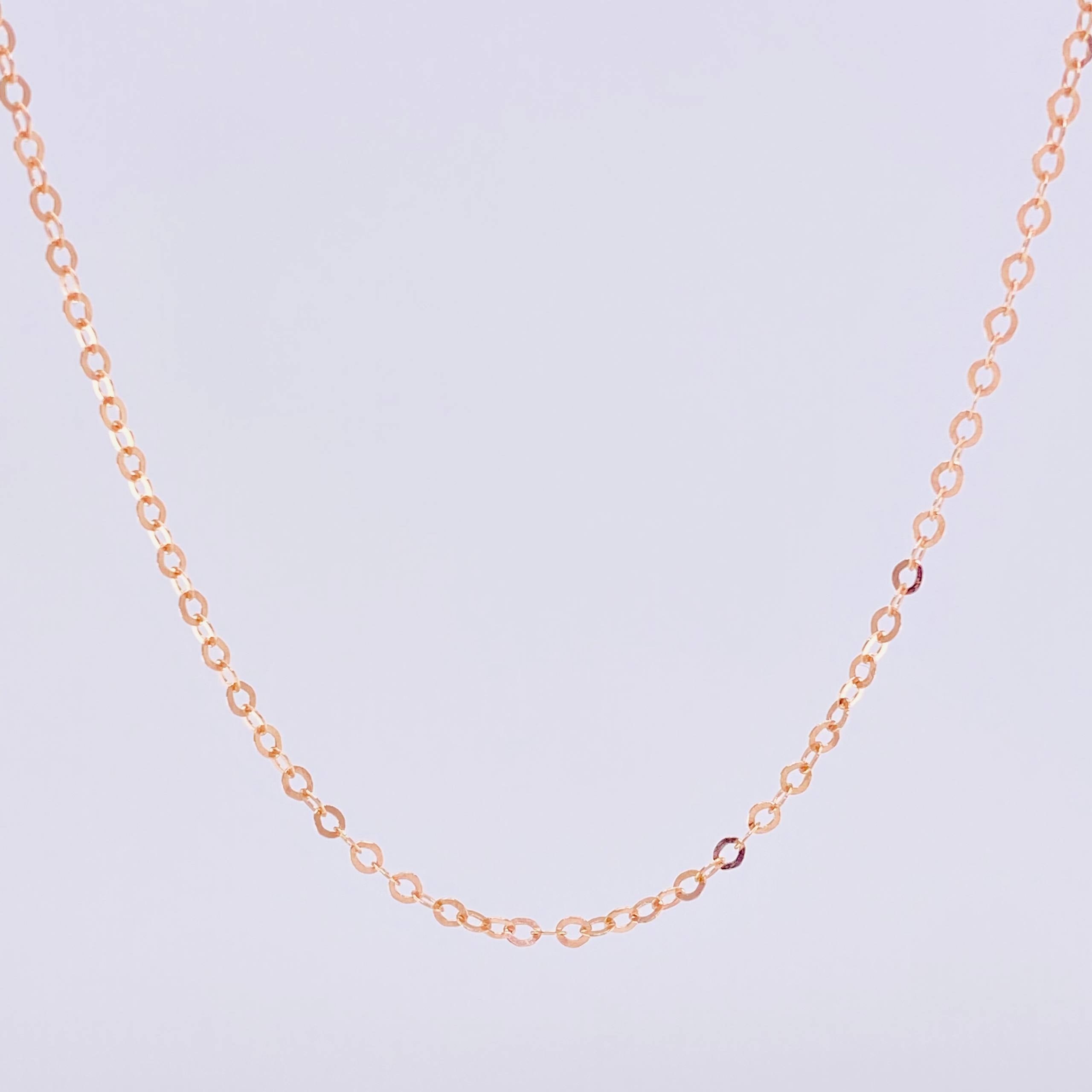 Cadena Roll- On 1.45 g / 40.4 cm / 1.7 mm Oro Rosa 18K