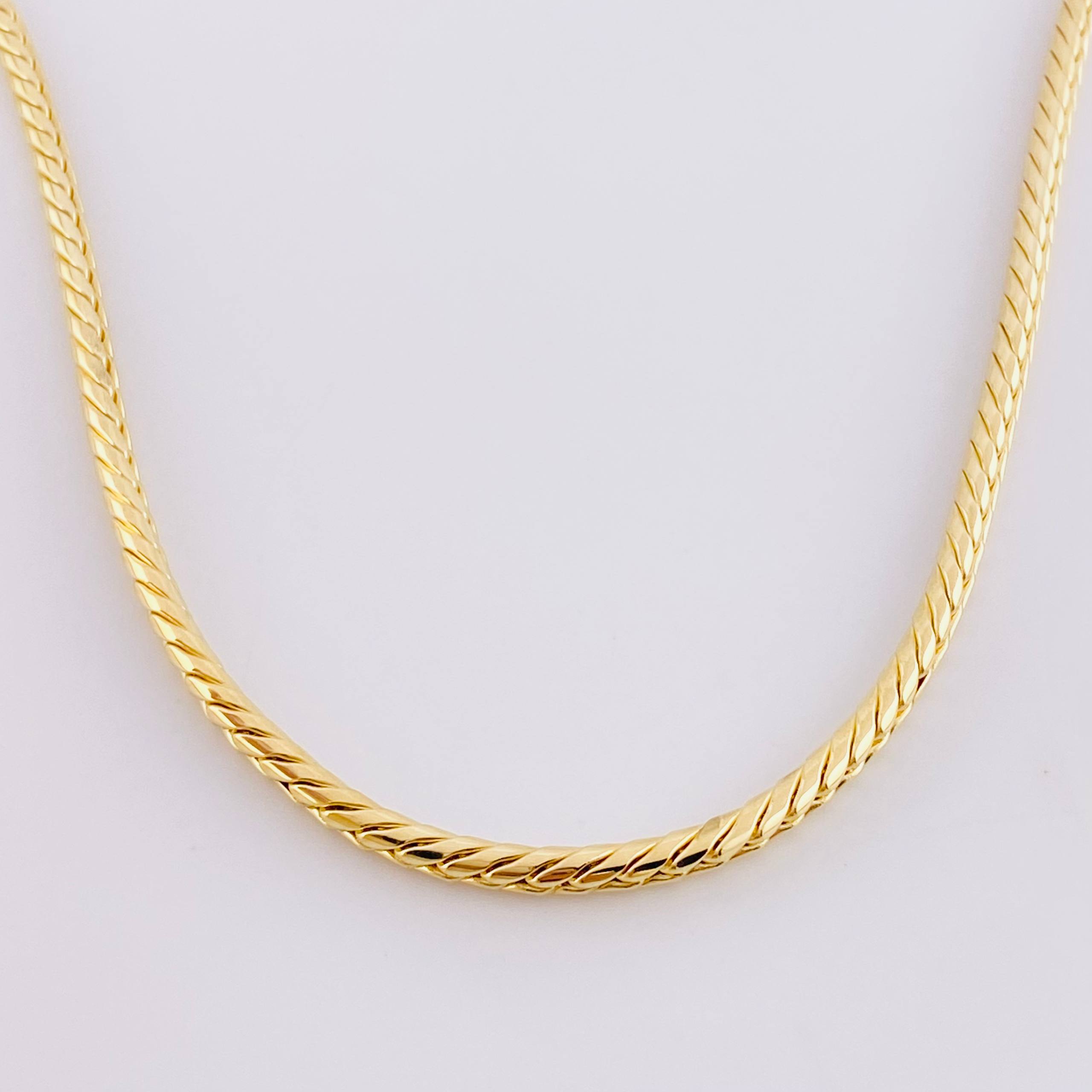 Cadena Serpiente 14.5 g / 60.2 cm / 3.2 mm Oro Amarillo 18K