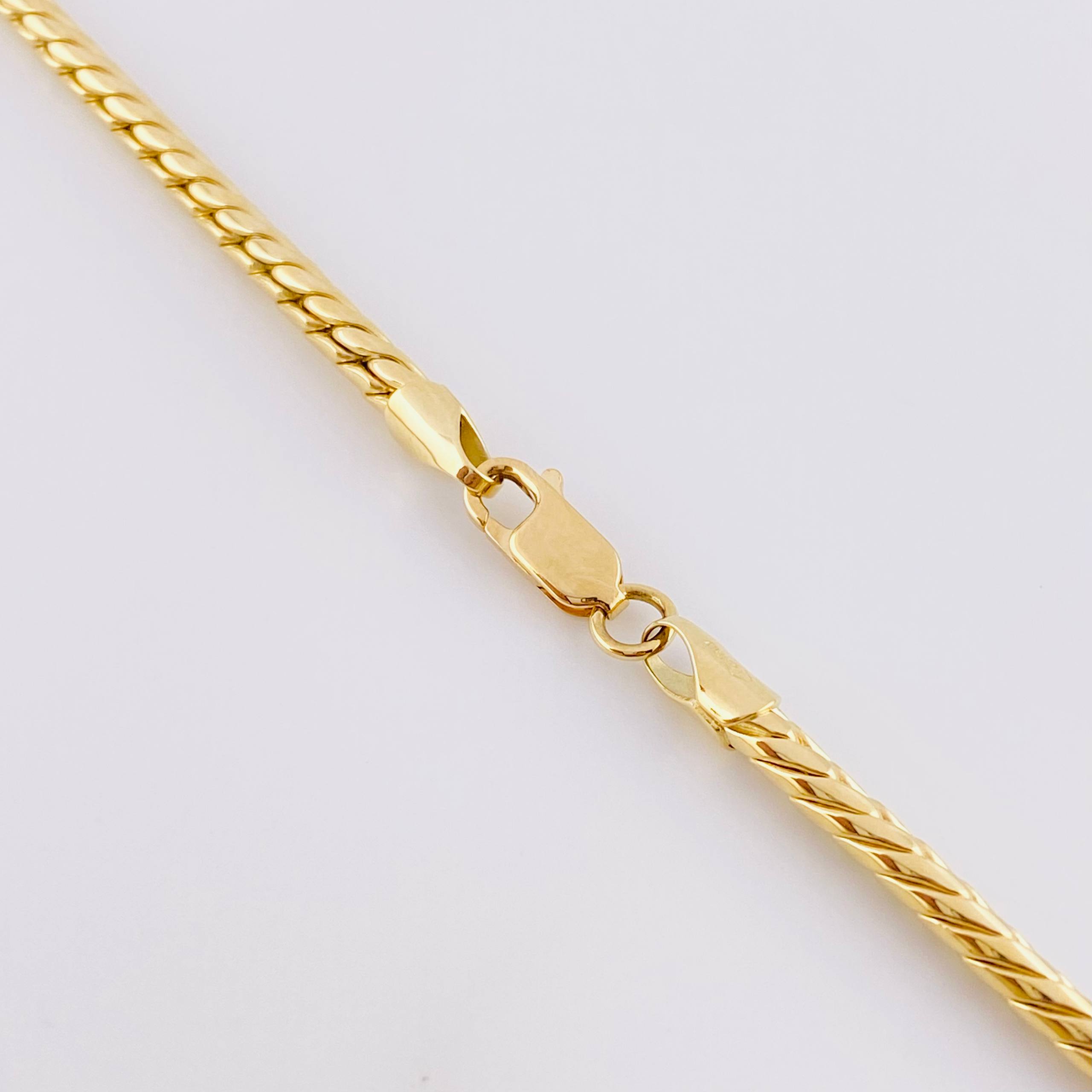 Cadena Serpiente 14.5 g / 60.2 cm / 3.2 mm Oro Amarillo 18K