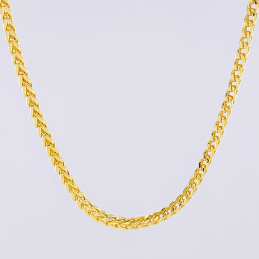 Cadena Franco 14.15 g / 60.2 cm / 2.6 mm Oro Amarillo 18K