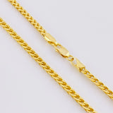 Cadena Franco 4.9g / 60cm / 1.8mm Oro Amarillo 18K