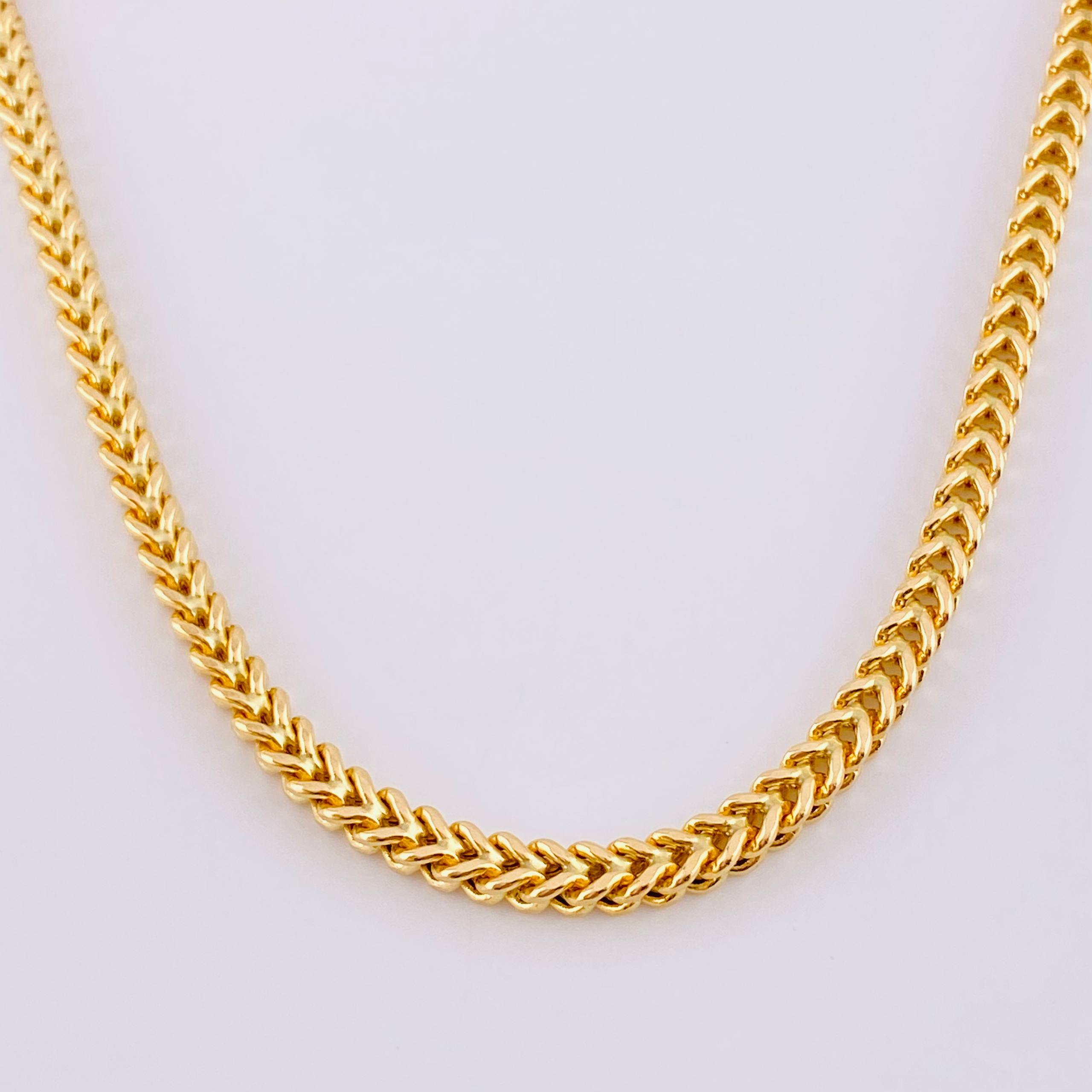 Cadena Franco 36.65 g / 70 cm / 4.4 mm Oro Amarillo 18K