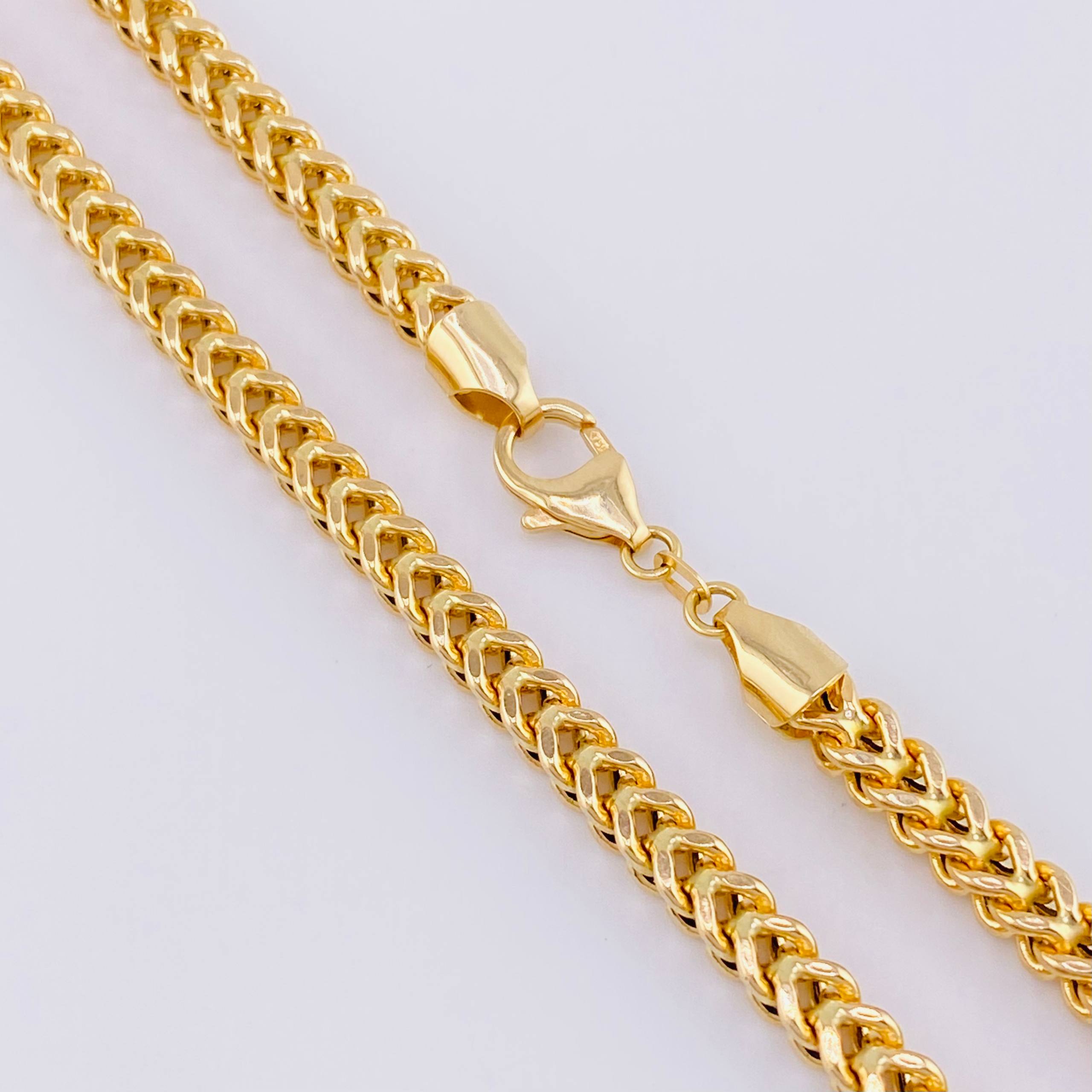Cadena Franco 36.65 g / 70 cm / 4.4 mm Oro Amarillo 18K