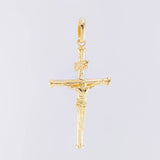 Dije Cruz Lisa 1.2 g / 4 cm Oro Amarillo 18K