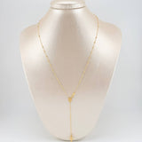 Rosario Virgen Milagrosa Cruz Lisa 2.95 g / 63 cm / 1.8 mm Oro Amarillo 18K