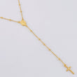 Rosario Virgen Milagrosa Cruz Lisa 3.1 g / 44.5 cm / 1.8 mm Oro Amarillo 18K