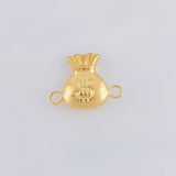 Herraje Bolsa De Dinero 0.85 g / 1.5 cm Oro Amarillo 18K