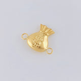 Herraje Bolsa De Dinero 0.85 g / 1.5 cm Oro Amarillo 18K