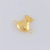 Herraje Bolsa De Dinero 0.65 g / 1.5 cm Oro Amarillo 18K