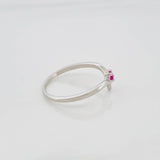 Anillo Tiara Rubí 06 Pts 1.05 g / T6 Plata 925