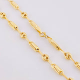 Cadena Rustica Barril Gc 6.15 g / 50.6 cm / 4.1 mm Oro Amarillo 18K