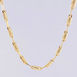 Cadena Rustica Barril 6.55 g / 60 cm / 3.3 mm Oro Amarillo 18K