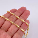 Cadena Rustica Barril 6.55 g / 60 cm / 3.3 mm Oro Amarillo 18K