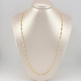 Cadena Rustica Barril 6.65 g / 60.1 cm / 3.3 mm Oro Amarillo 18K