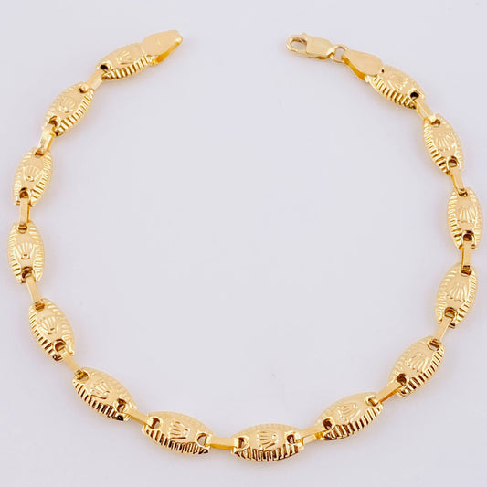 Pulso Rustico Corona 4.85 g / 20 cm / 5.5 mm Oro Amarillo 18K