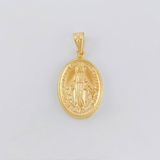 Dije Virgen Milagrosa 2.6 g / 1.9 cm Oro Amarillo 18K