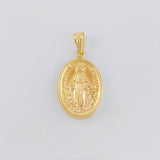 Dije Virgen Milagrosa 2.6 g / 1.9 cm Oro Amarillo 18K