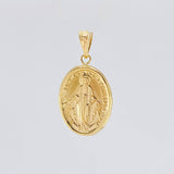 Dije Virgen Milagrosa 2.6 g / 1.9 cm Oro Amarillo 18K