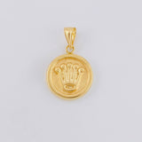 Dije Corona 1.2 g / 2.3 cm Oro Amarillo 18K