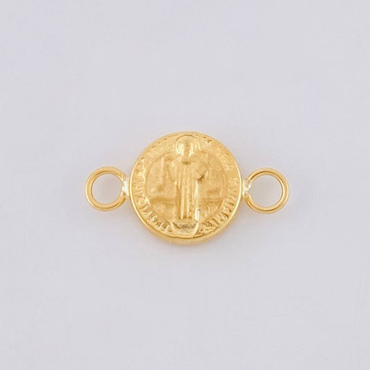 Herraje San Benito Mate 0.5 g / 1.6 cm Oro Amarillo 18K