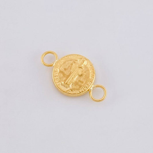 Herraje San Benito Mate 0.45 g / 1.6 cm Oro Amarillo 18K