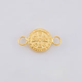 Herraje San Benito Mate 0.45 g / 1.6 cm Oro Amarillo 18K