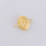 Herraje Virgen Guadalupe 0.55 g / 1.5 cm Oro Amarillo 18K
