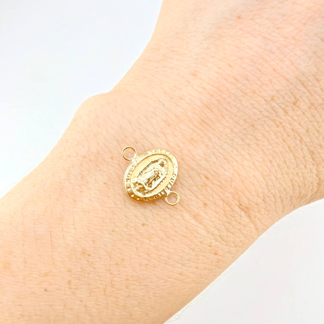 Herraje Virgen Guadalupe 0.55 g / 1.5 cm Oro Amarillo 18K