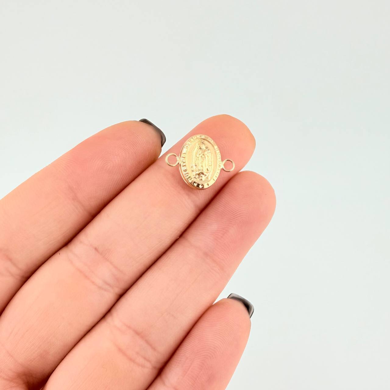 Herraje Virgen Guadalupe 0.55 g / 1.5 cm Oro Amarillo 18K